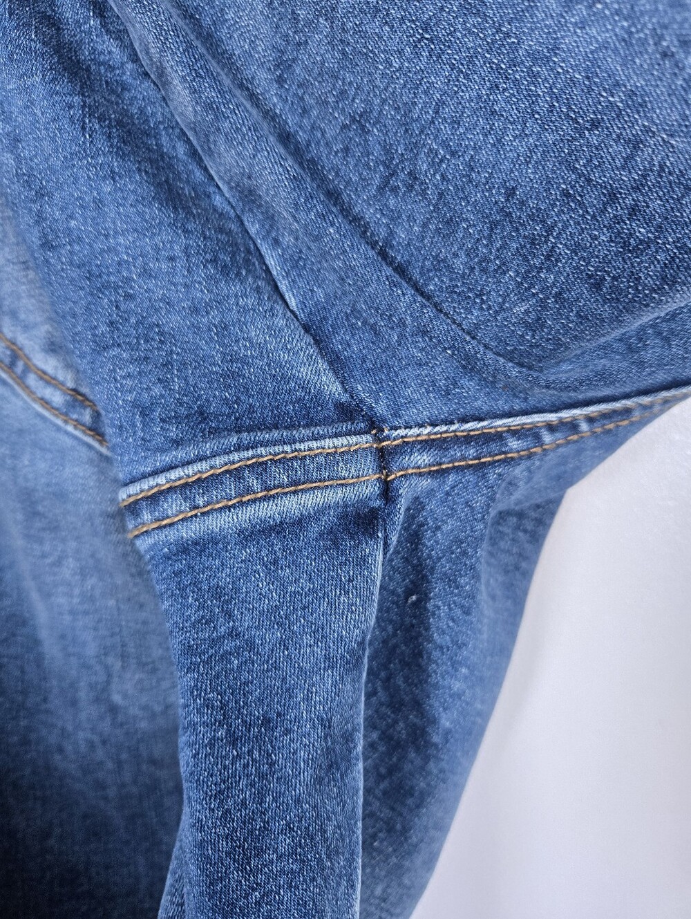 Universal Standard Seine High Rise Skinny Cuffed Cropped Denim Jeans Size 14 - Picture 10 of 14